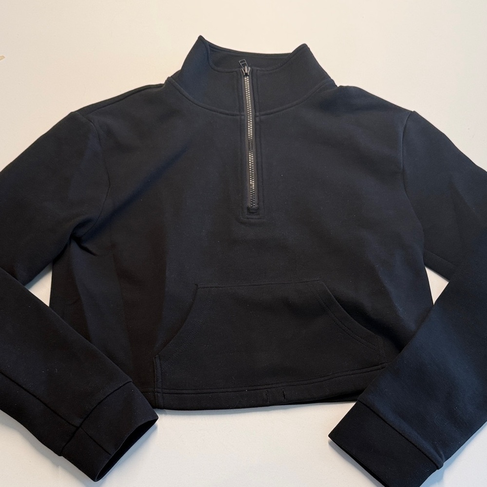 Devon Windsor Black Quarter-Zip Pullover